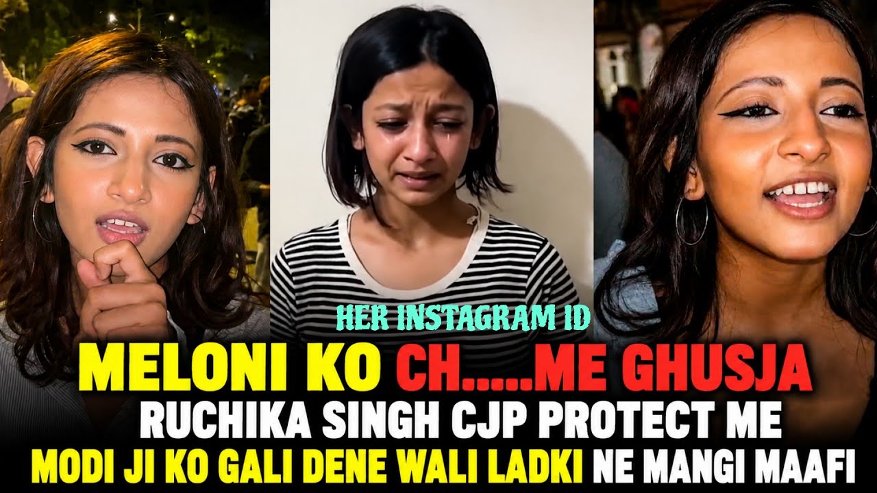 Ruchika Singh Full Apology Video &bull; Instagram ID &bull; Who is Viral CJP Protest Girl Ruchika Singh?