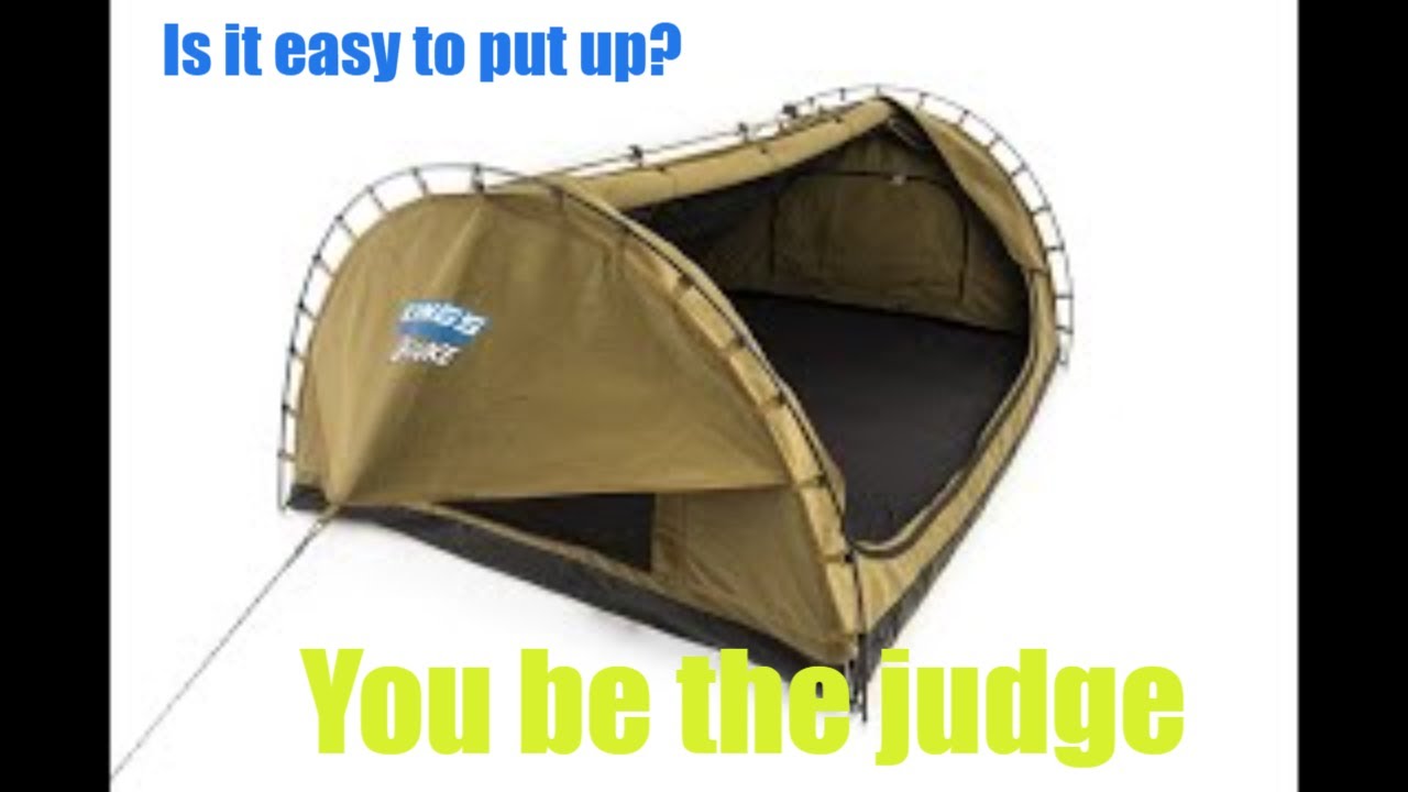 4WD Supacentre - How hard can erecting a Kings Big Daddy swag be?
