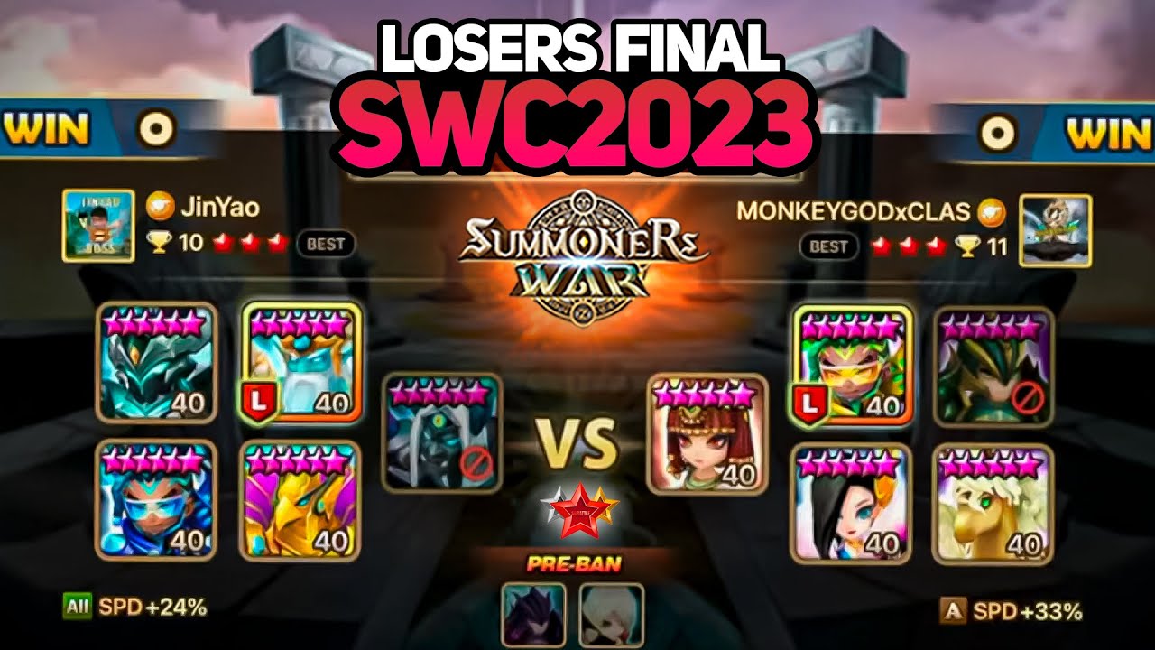 MONKEYGOD vs JINYAO (BO5). FINAL | SWC2023 APAC Preliminary Group D Day 2 - Summoners War