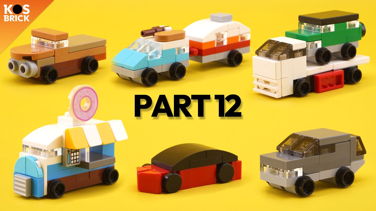 Мини-машинки Lego City — часть 12 (урок)