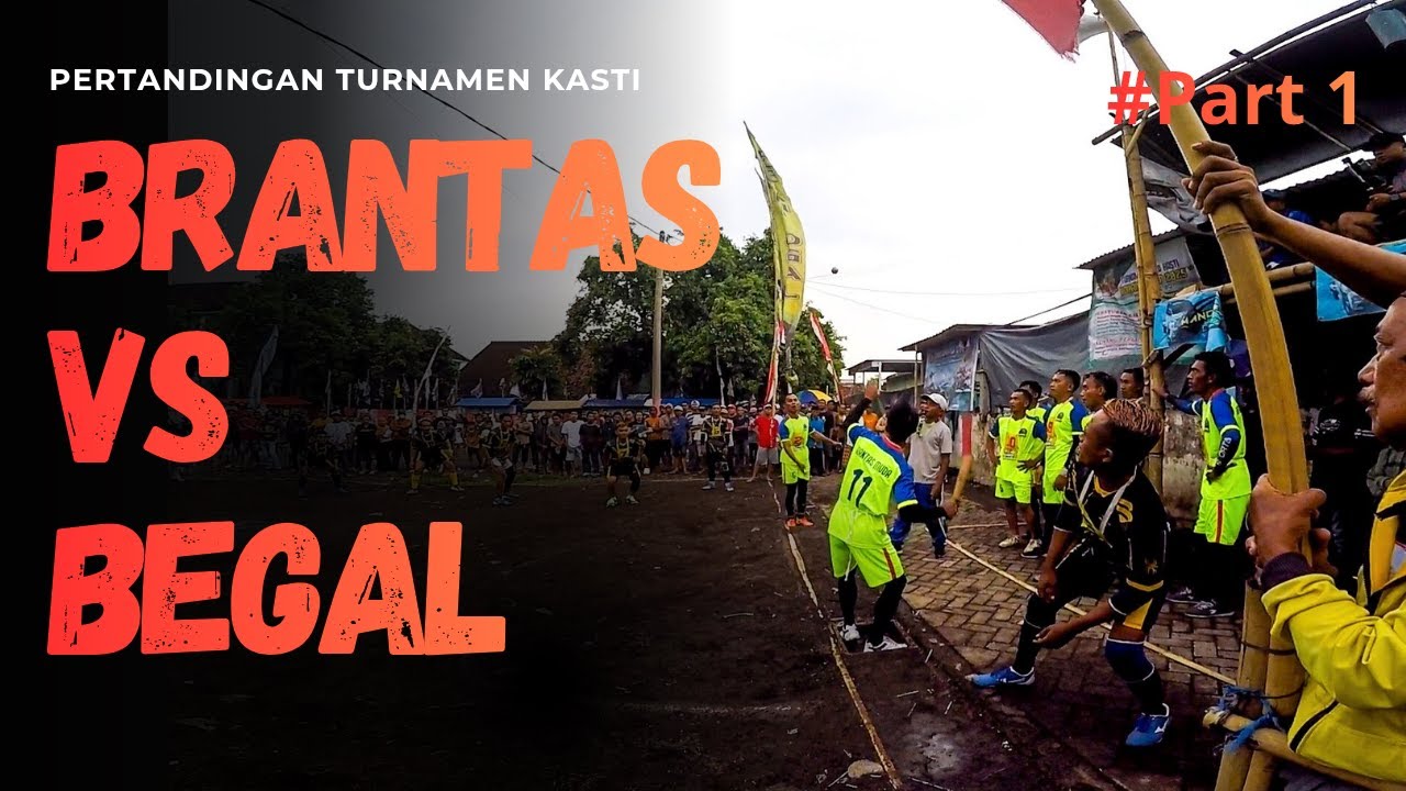 PERTANDINGAN TURNAMEN KASTI BRANTAS VS BEGAL (lapangan prajekan)