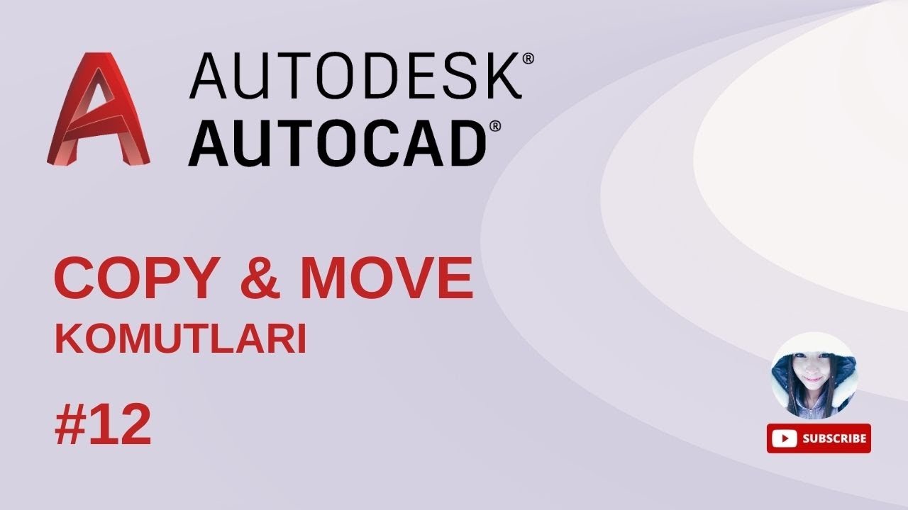 Autocad Dersleri #12 COPY & MOVE Komutu