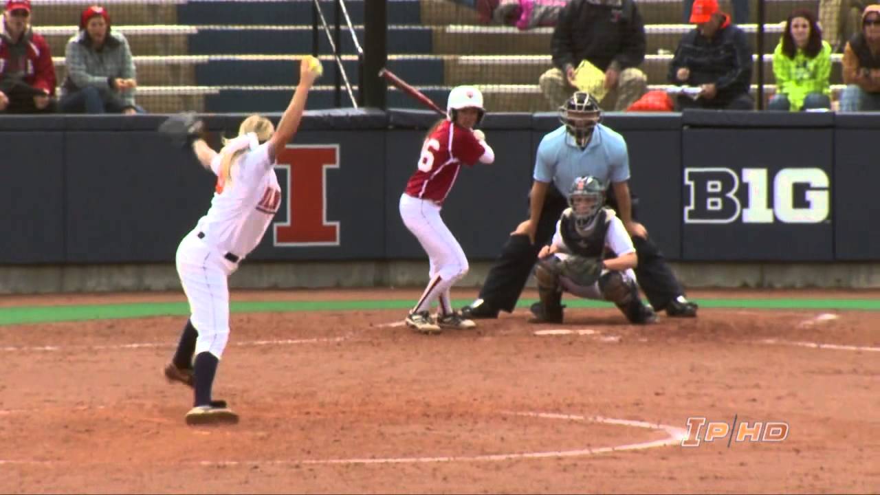 Illinois Softball Highlights vs Indiana (DH) 4/20/13
