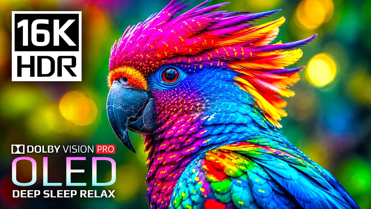 16K HDR Dolby Vision Nature & Forest Animals | 120fps Test for 8K OLED TV