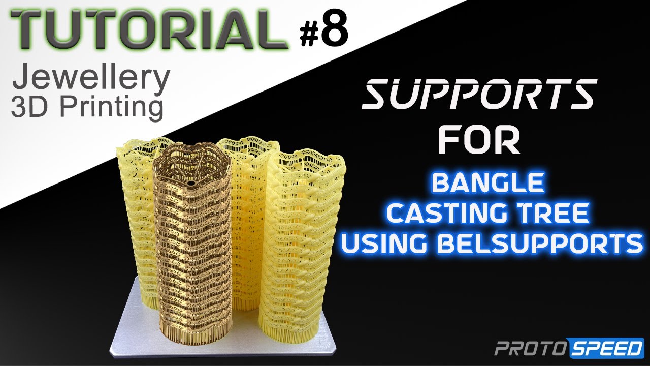 How to make a Bangle Casting Tree For 3D Printing & Casting | Belsupports | Giveaway in Description