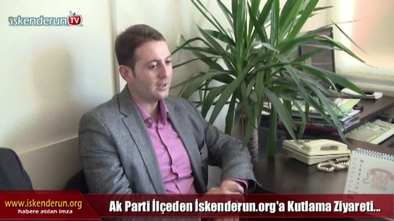 Ak Parti İl&ccedil;eden İskenderun.org&rsquo;a Ziyaret