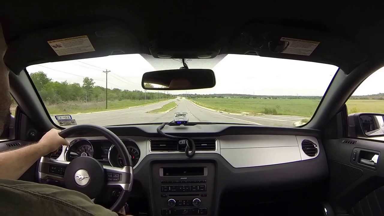 2013 Mustang GT Driving with Borla S-Type GoPro Mount Testing