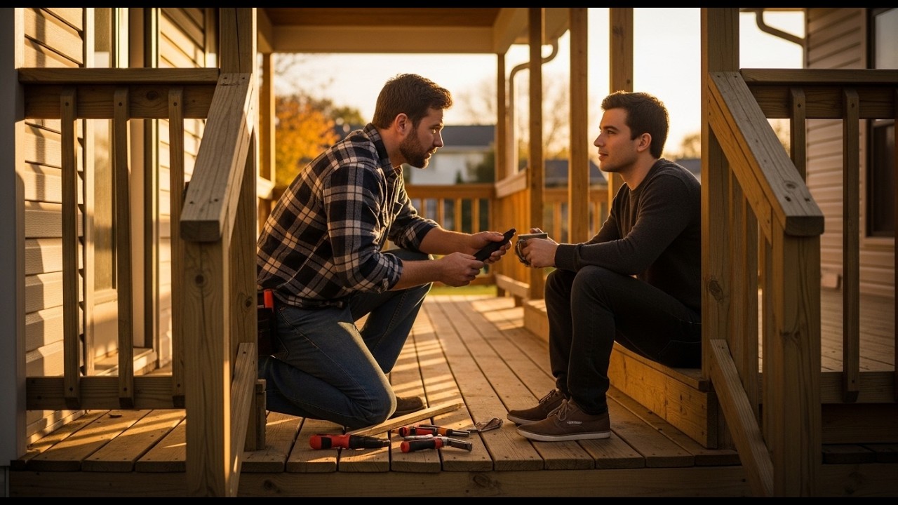 The Carpenter Fixed My Porch for Free - Said Seeing Me Sit There Was Payment | Gay Love Story