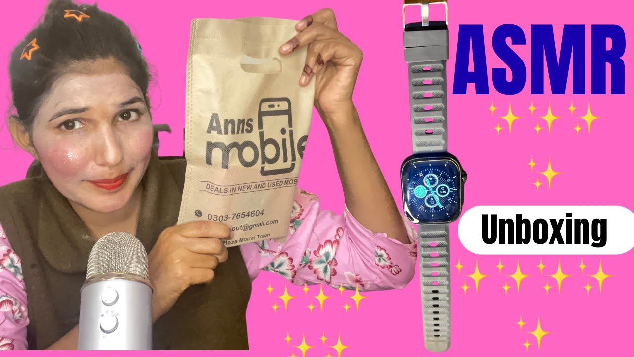 ASMR Unboxing MY Husband Samart Watch ✨❤️