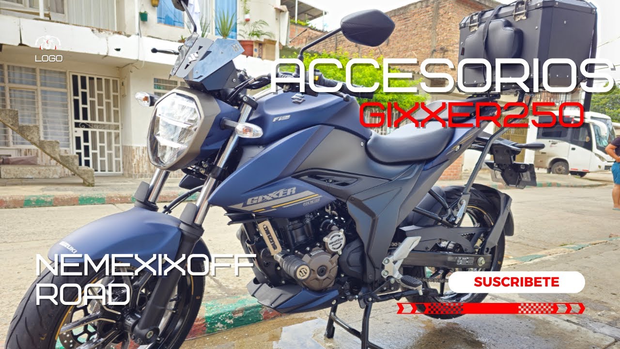 💢GIXXER 250 💢❗ACCESORIOS, LUJOS, PARRILLA Y MALETERO❗ QUE TAL QUEDO❓