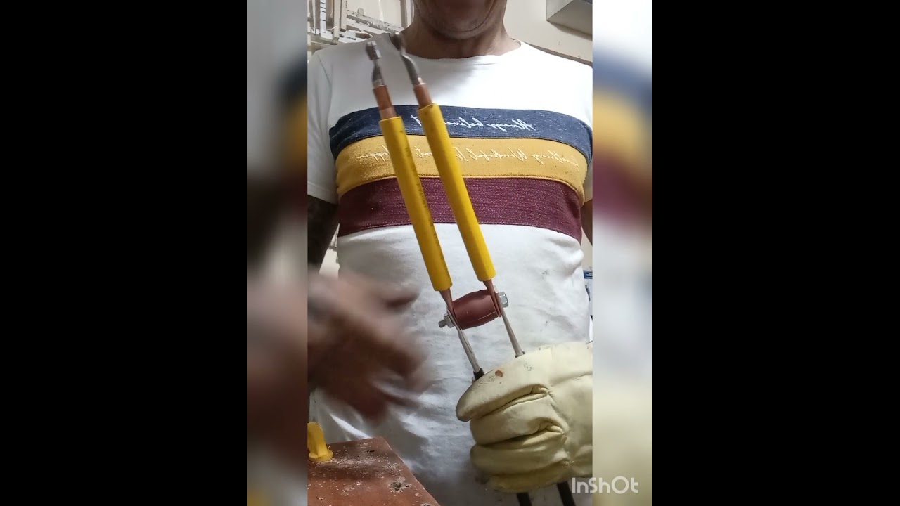 pinza para armar Jaulas por sistema de electro punto