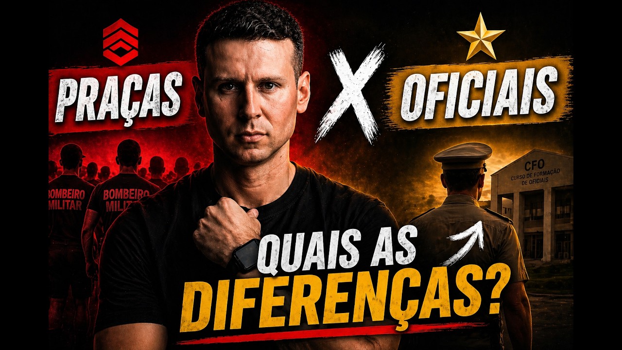 CARREIRA DE BOMBEIRO MILITAR: PRAÇAS x OFICIAIS quais as diferenças?