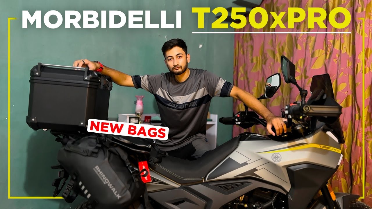 Система багажа без багажника для Morbidelli T250x Pro | Багаж Rhinowalk и Motowolf из Малайзии 🇲🇾