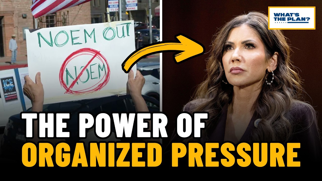 Organized pressure works! Just ask Kristi Noem.