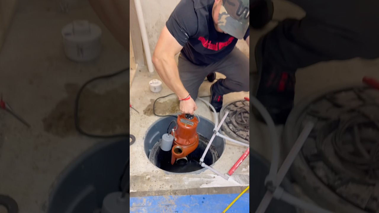 Liberty Pump, Sump Pump Install! #diy #tools #construction