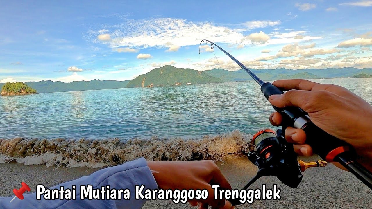 MANCING DI SPOT WISATA PANTAI MUTIARA MASIH BANYAK IKANNYA ‼️ CASTING PINGGIR  PANTAI