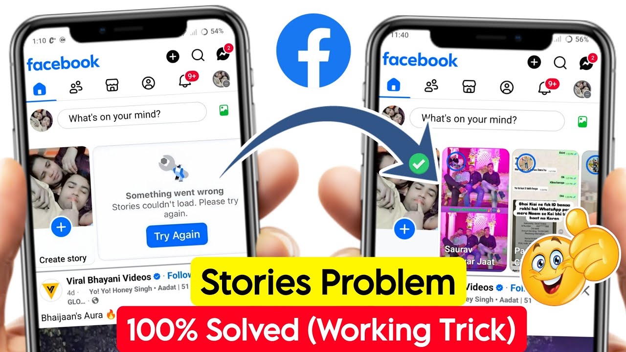 facebook story something went wrong | facebook pe story nahi dikh raha hai something went wrong
