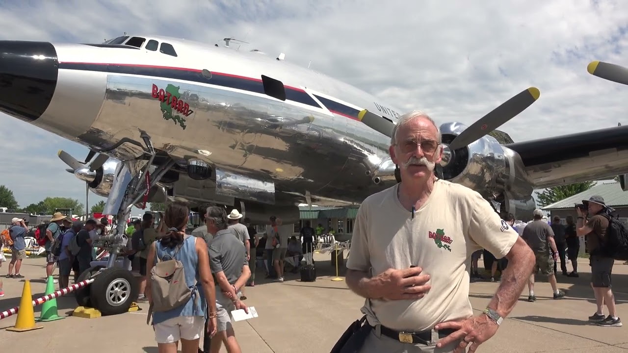 Lockheed Constellation - Crew Interviews such as Flight Engineer -10,000 Horsepower 144 Spark Plugs