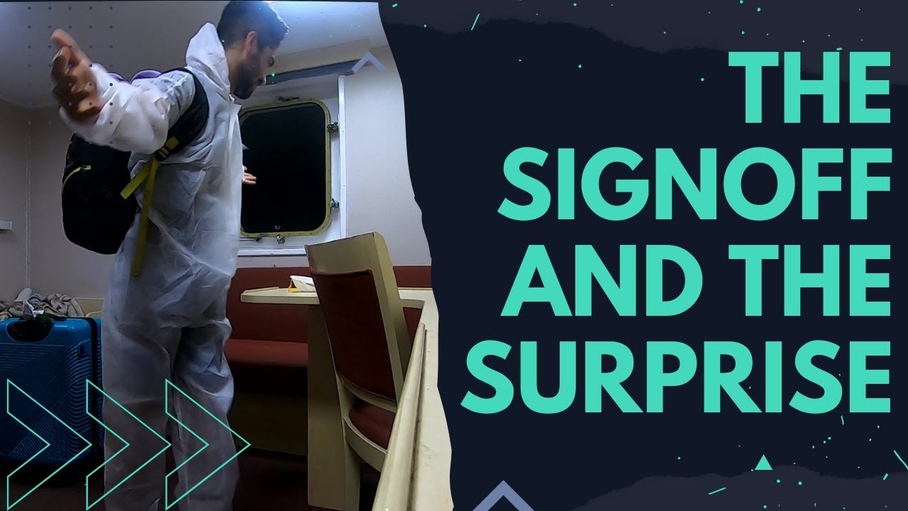 SIGNOFF FROM MY SHIP // SURPRISE AT HOME