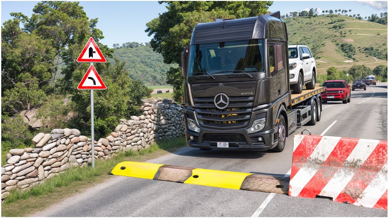 Trucks vs Speed Bumps SPECIAL #1 | BeamNGDrive | Trucks-VS-Bumps #trucks #vs #speedbumps #special