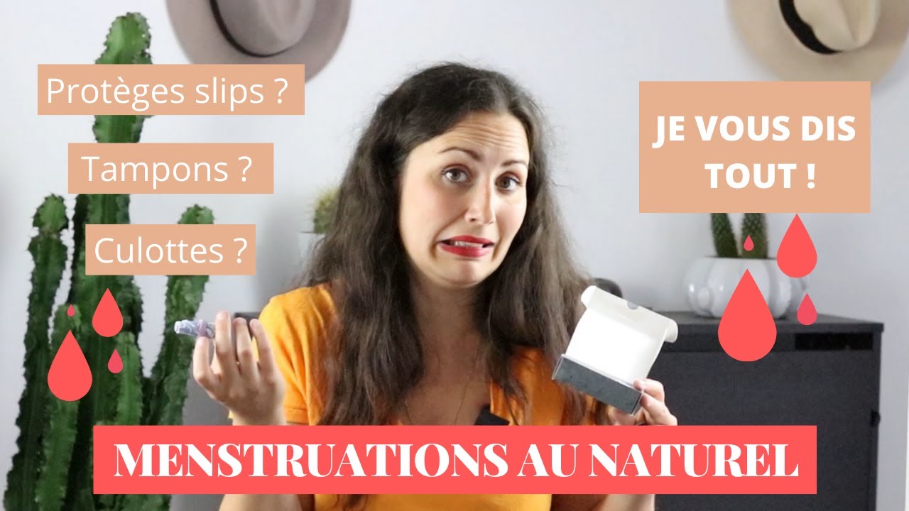 Mes ALTERNATIVES naturelles aux PROTECTIONS MENSTRUELLES. 🌿 (+ Je teste des TAMPONS LAVABLES ! 😮)