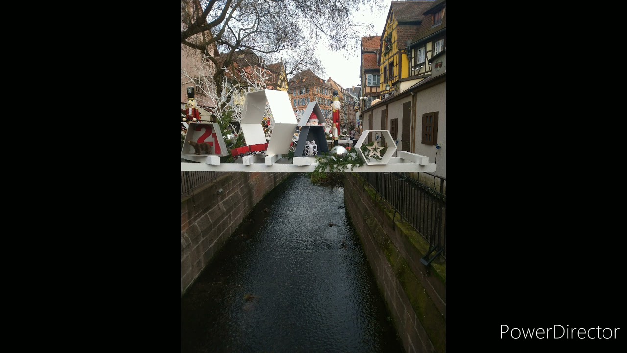 vid&eacute;o photo 🤳 de d&eacute;coration de No&euml;l &agrave; Colmar (en Alsace 🥨)
