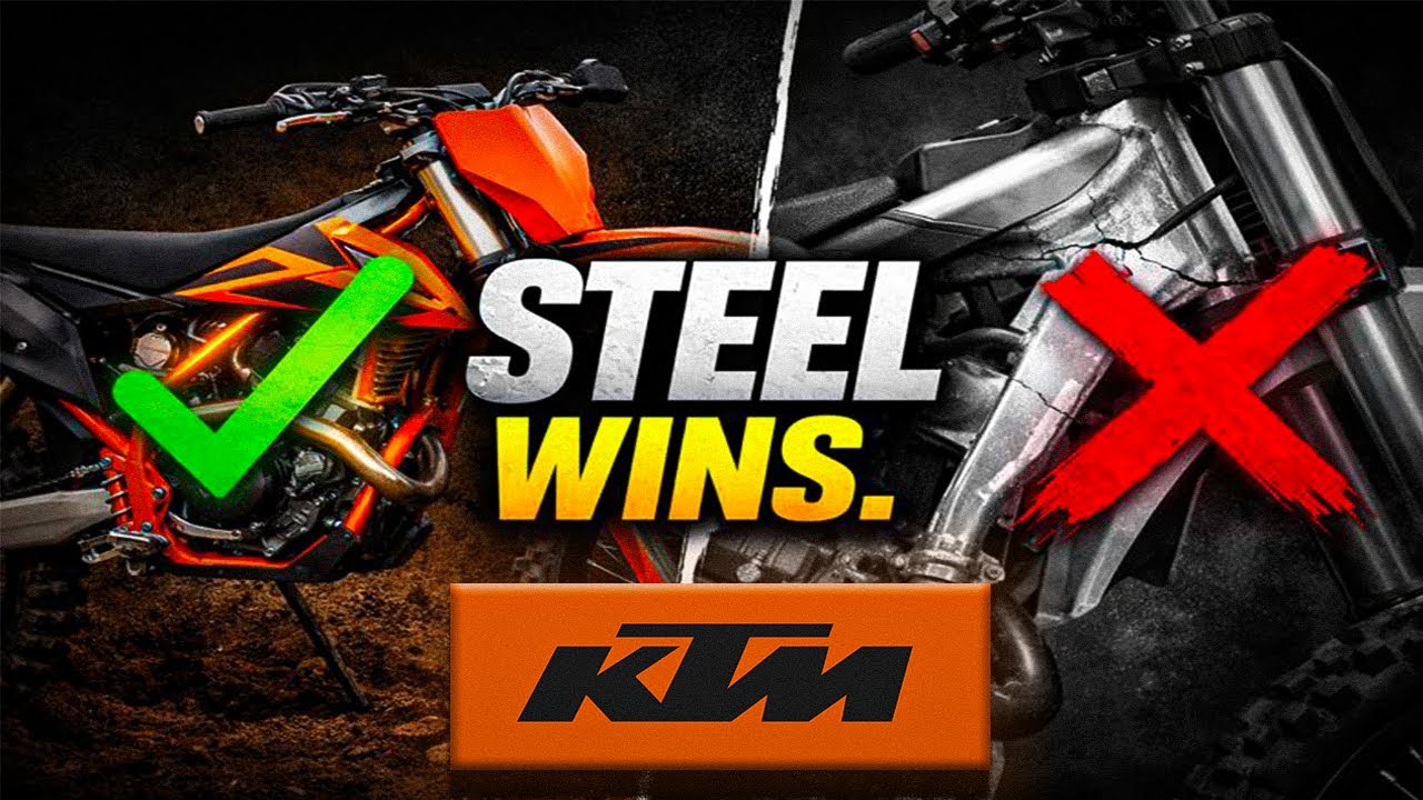 Why KTM Refuses to Abandon Steel Frames (When Everyone Else Did)