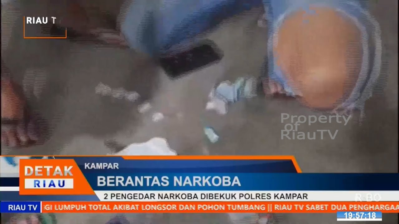 2 PENGEDAR NARKOBA DIBEKUK POLRES KAMPAR