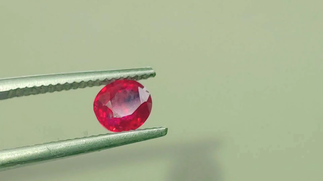 GRS Unheated Vivid Pigeon's Blood Red Ruby (Mogok, Burma)