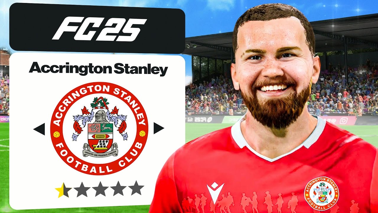 FC 25 ACCRINGTON STANLEY РЕЖИМ КАРЬЕРЫ - №1 ХУДШАЯ КОМАНДА