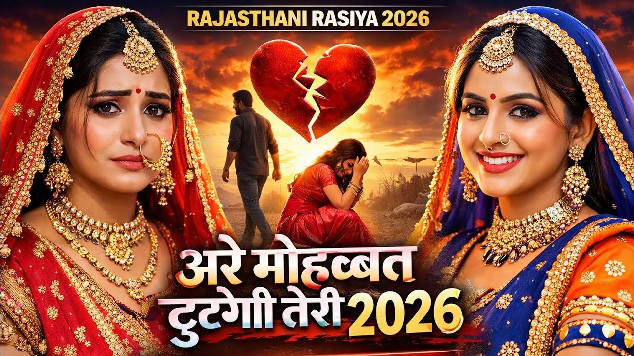 अरे मोहब्बत टूटेगी तेरी | Rajasthani Rasiya 2026 | New Sad Bhabhi Song | Viral Love Story