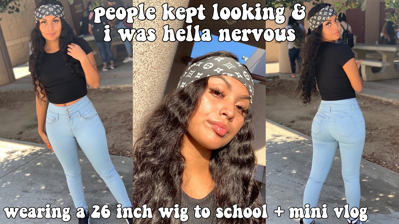 i wore a 26 inch wig to school | ft. ISEE hair on AliExpress
