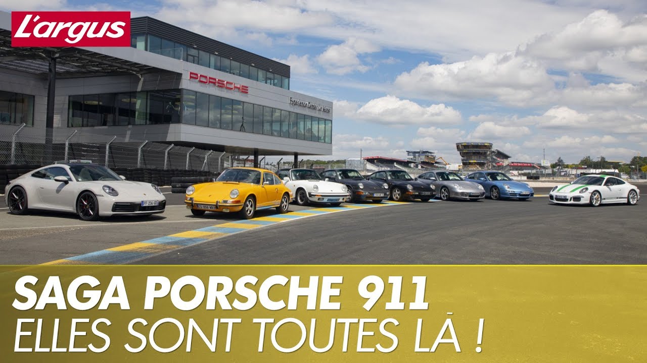 Porsche 911 : les 8 générations réunies