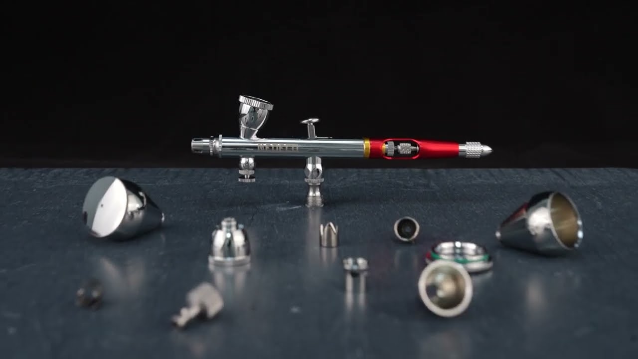 Discover Precision: NEOECO 0.2MM Dual Action Gravity Feed Airbrush NCT-SJ83P02 Showcase