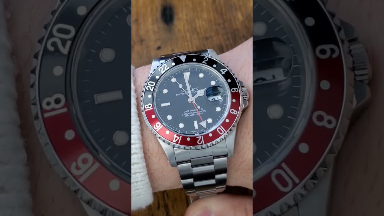 Classic Rolex GMT Master II "Coke"