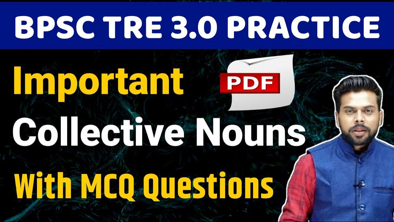 BPSC TRE 3.0 | TGT PGT English Preparation | Collective Nouns | Collective Nouns Questions