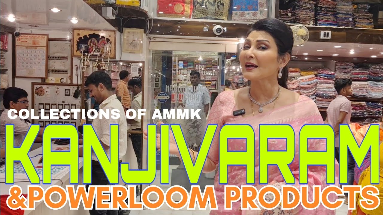 Beautiful Kanjivaram Collection in Powerloom & Handloom by Swarnali Kanjilal