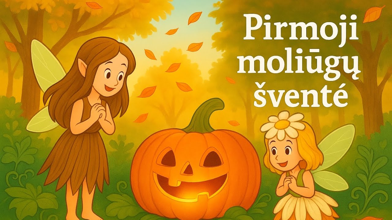 PASAKA - Pirmoji moliūgų &scaron;ventė | pasaka vaikams | pasaka prie&scaron; miegą | pasaka apie moliūgus 