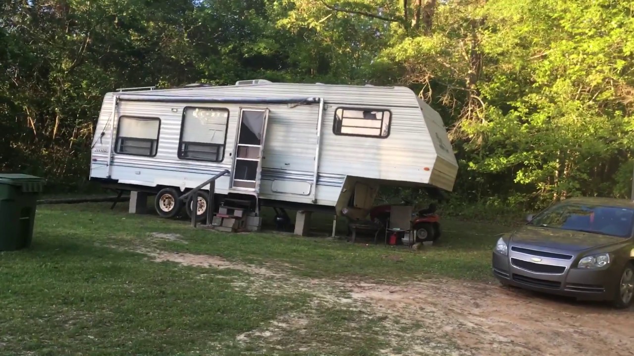 Solo female Full time camper living on my own land. Rent free.