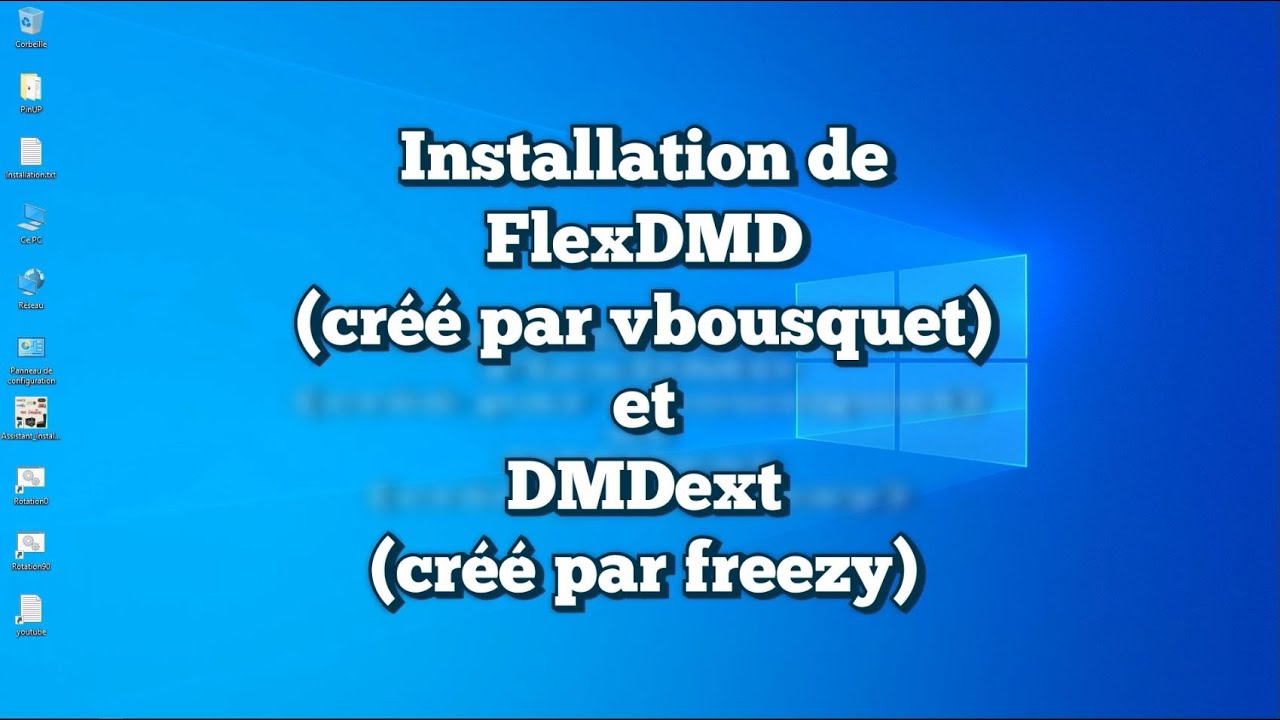 Installation FlexDMD et DMDext