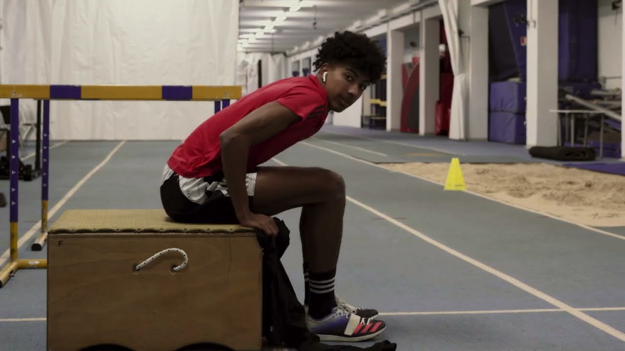 FULL DAY OF TRAINING || LONG JUMP ATHLETE || Mattia Furlani S1 Ep1 || Cinematic Vlog