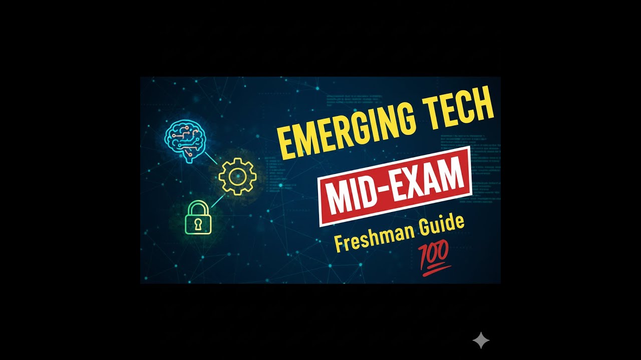 🔥🚀👋#Gondar University Emerging Tech Mid Exam #questions  & Answers #amharic  Explanation🔥🚀
