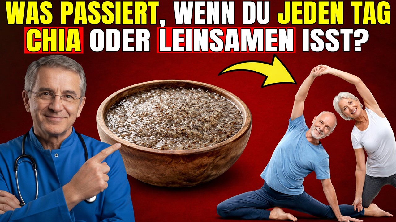 Was passiert, wenn Sie nach dem 60. Lebensjahr täglich Chia- oder Leinsamen essen?