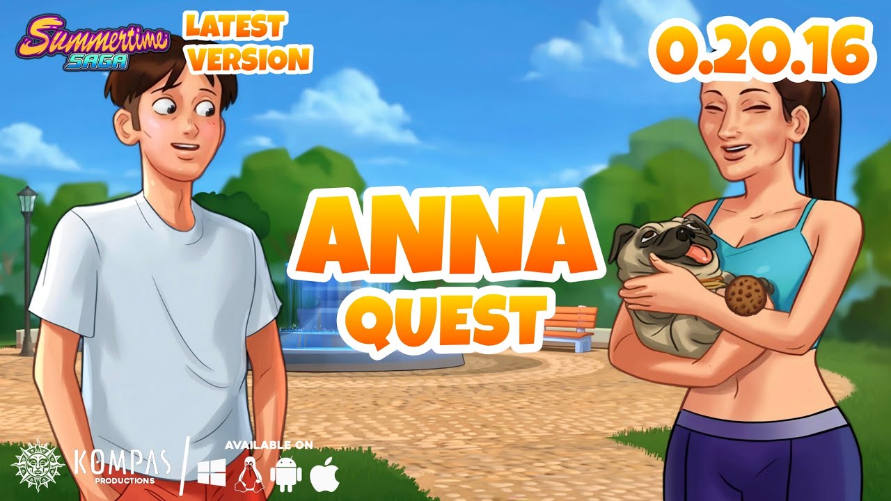 Anna Complete Quest (Full Walkthrough) - Summertime Saga 0.20.16 (Latest Version)