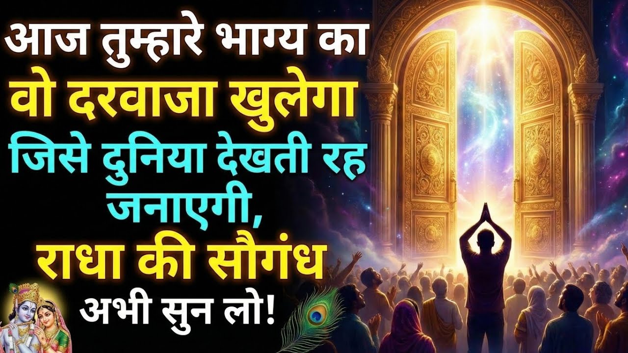 आज तुम्हारे भाग्य का वो दरवाजा खुलेगा जिसे दुनिया | Radharani ka ashirwad⁩ #motivation #maa