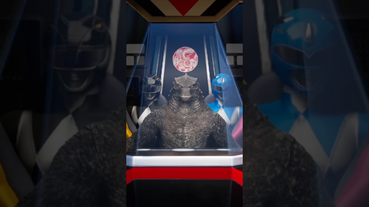 IT’S MORPHING TIME! I got the Megazord boss in Fortnite as Godzilla! 
