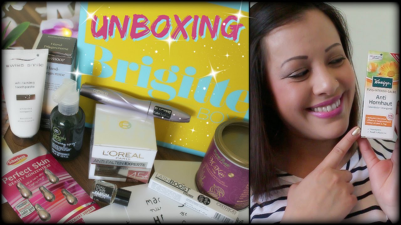 NEU: BRIGITTE BOX APRIL/MAI 2016 Unboxing - Neues für Haut & Haar + Bonbons | NatBittersweet | HD