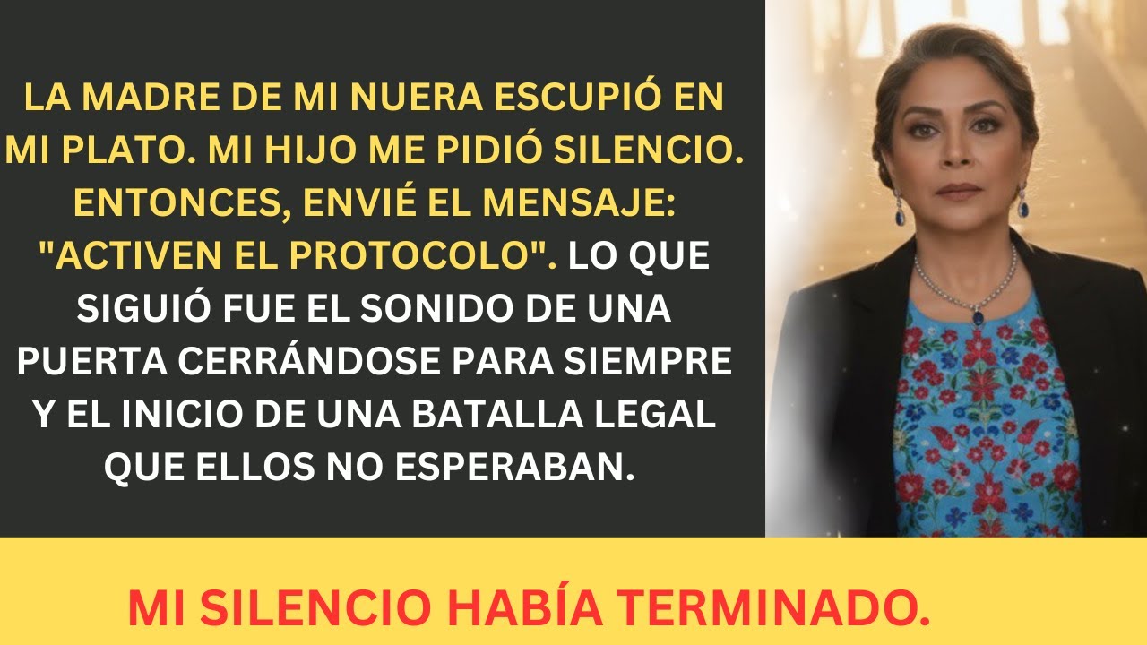 La Suegra De Mi Hijo Escupió En Mi Plato Durante La Cena… Y Él La Defendió…Pero Yo Ya Tenía Un Plan.