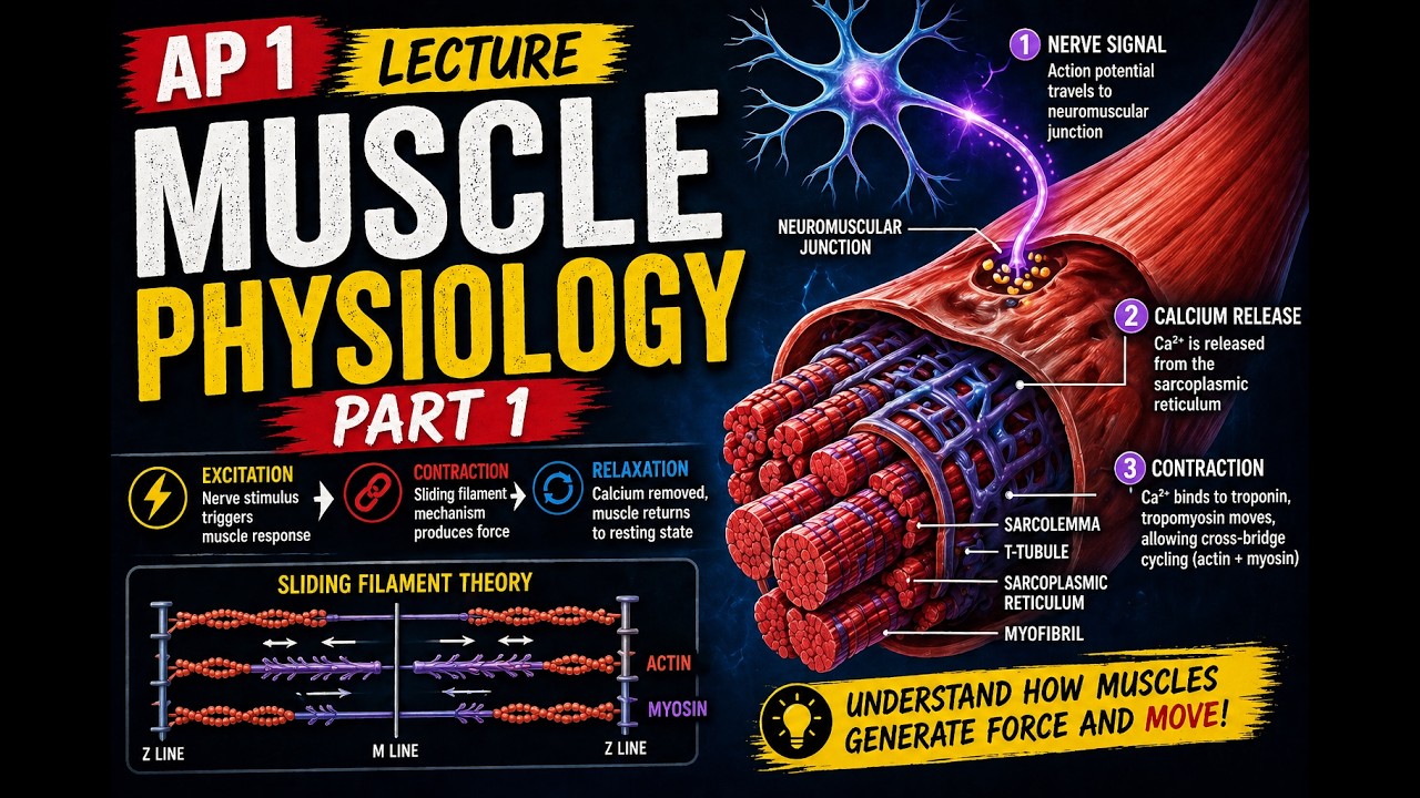 Lezione A&P 1: Fisiologia muscolare Parte 2