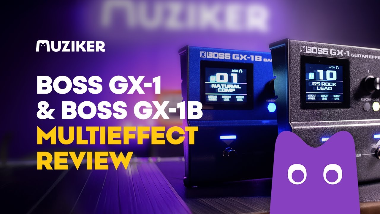 Boss GX-1 and GX-1B Multi-Effects Processors overview